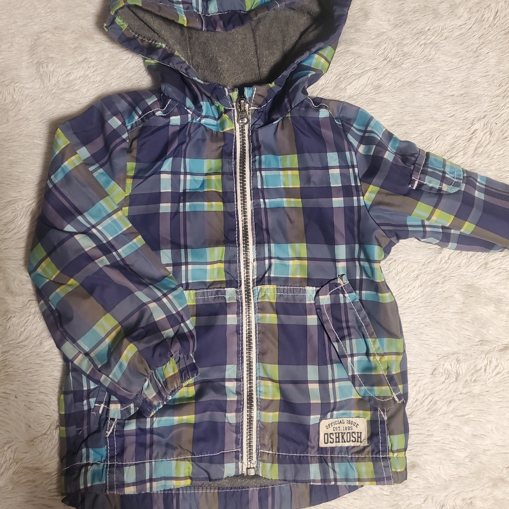 Osh Kosh Plaid Jacket 2T